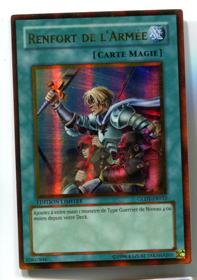 Yu-GI-OH Renfort de L'armee Gold Rare Französisch Verstärkung für die Armee - Bild 1 von 1