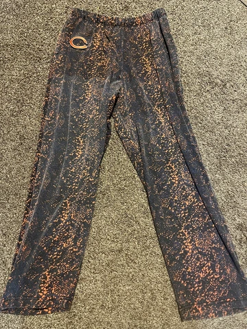 Zubaz NFL Football Men's Chicago Bears Pants Small All Over Vintage Cover