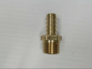 Brass P-202-88 Hose Barb to Male Pipe 1/2" x 1/2" BARB x MPT Adaptor Fitting - Picture 1 of 1