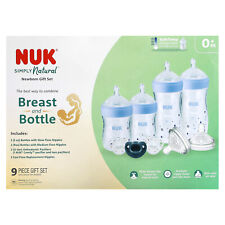 1 X NUK Simply Natural Newborn Gift Set 0 Months 9 Pieces
