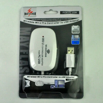 Mayflash W009 Wireless Wii U Pro Controller Adapter for PC USB 1 Pack - Image 1 of 4