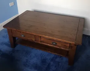 The Irish Coast collection coffee table With 2 drawers & Lower Shelf - Picture 1 of 4