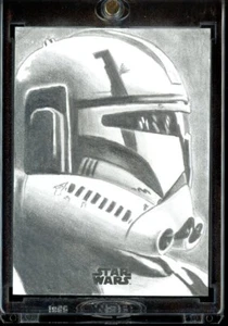 2024 Star Wars Galaxy Clone Trooper Sketch by Brett A. Farr - Picture 1 of 2