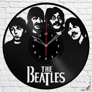 Vinyl Clock Beatles Wall Clock Unique Art Vinyl Record Wall Clock 550 - Picture 1 of 12
