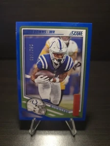 2025 Panini Score Josh Downs /250 Blue Showcase #169 - Indianapolis Colts - Picture 1 of 2