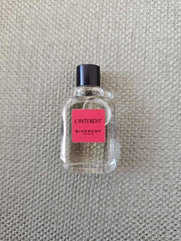 Vintage L'interdit Givenchy France Parfum Travel Splash Mini 3D01 New Unused - Image 1 of 4