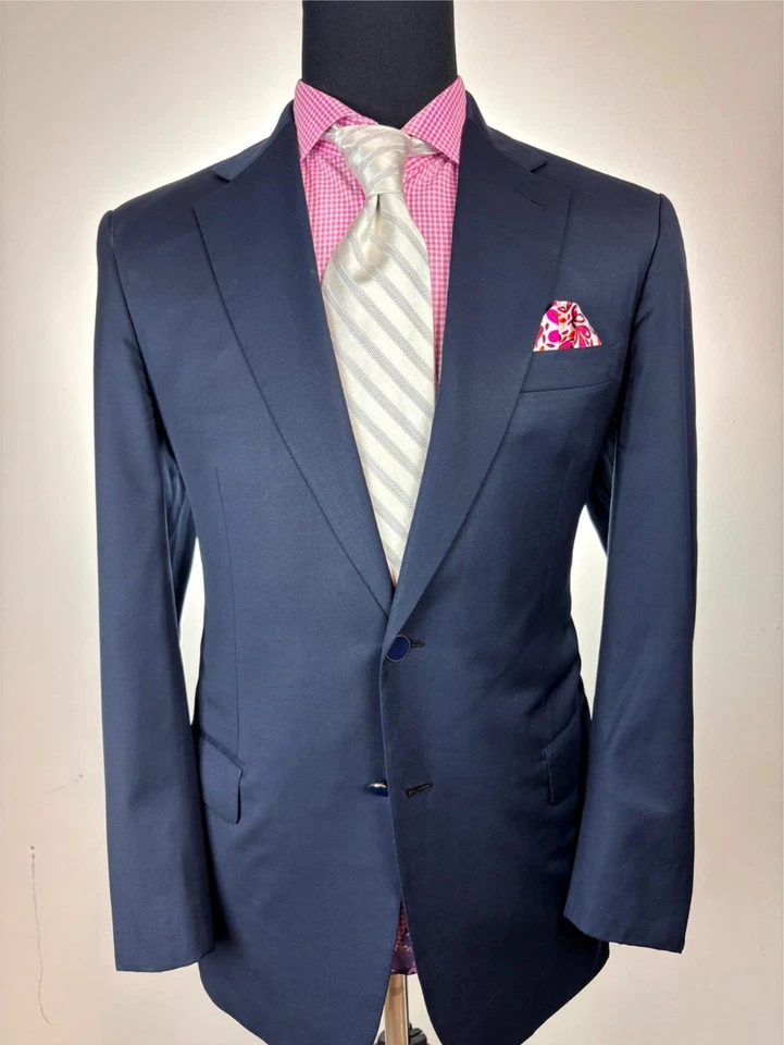 Blazer Chaqueta Deportiva BRIONI Moderna 2 Botones AZUL MARINO 42 R E52 Foto 1 de 4