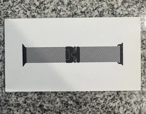 Authentic Apple Watch Ultra 2 Black Titanium Milanese Loop Band LARGE MXKG3AM/A - Photo 1 sur 2
