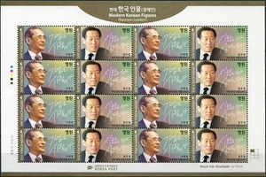 Korea South 2015. Modern Korean Figures - Business Leaders (MNH OG **) M/Sheet - Picture 1 of 1