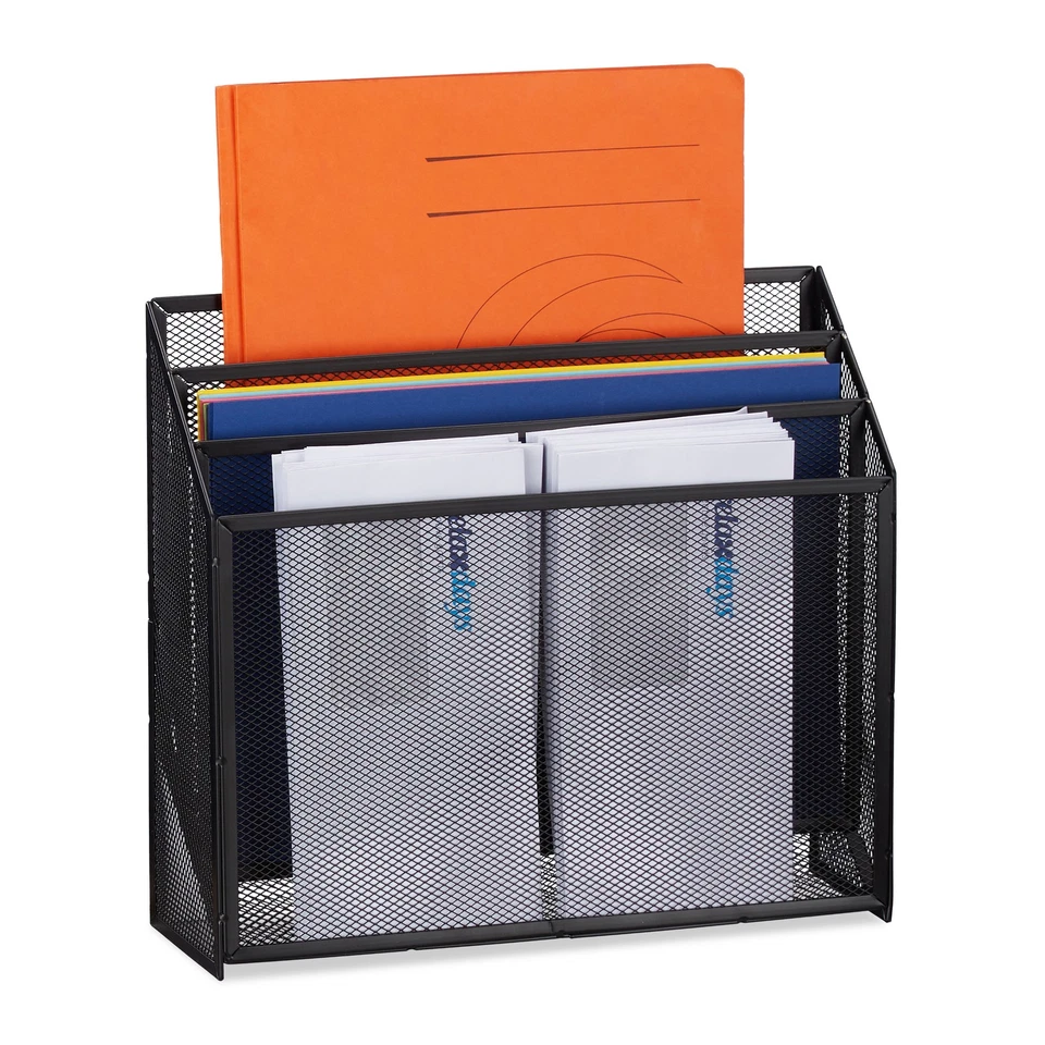 Dokumentenhalter Dokumentenablage Brieforganizer Prospektständer 3 Fächer - Bild 1 von 1