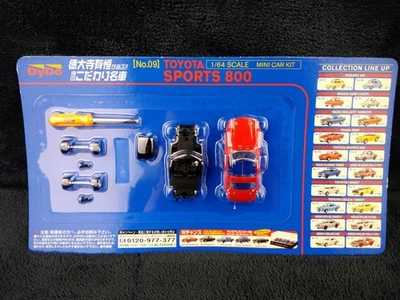 1:64 DYDO MINI CAR KIT TOYOTA SPORTS 800 #09 ¦ 2003 RARE JDM KYOSHO TOKUDAIJI - Image 1 of 4