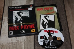 Max Payne (PlayStation 2 PS2) Etiqueta Negra CIB Completo y Probado - Se envía rápido - Imagen 1 de 3