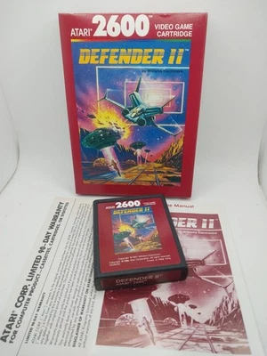 Atari 2600 Boxed Video Game Cartridge - Defender II - Fast Free Shipping  - Image 1 of 4