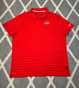 Nike Dri-Fit USA Hockey polo Red size XXL - Picture 1 of 3
