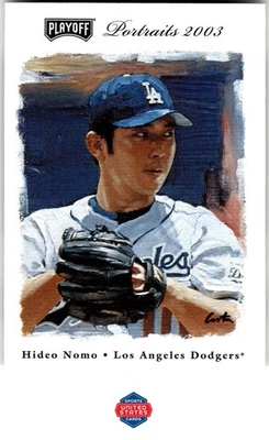 2003 Playoff Portraits #17 Hideo Nomo - Image 1 of 2