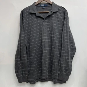 Polo de Ralph Lauren para hombre a rayas manga larga - talla grande - Imagen 1 de 5