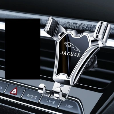 Car Accessories Air Vent Cradle Mobile Cell Phone Holder Mount For Jaguar Silver - Image 1 of 4
