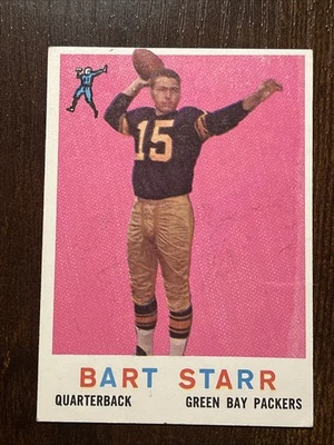 1959 Topps #23 Bart Starr Packers Foto 1 de 2