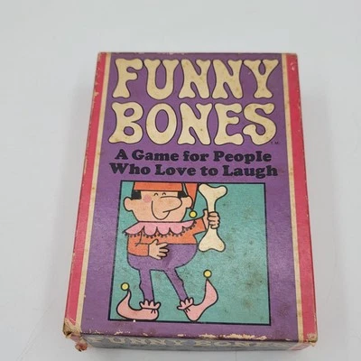 Vintage 1968 FUNNY BONES Card Game Parker Brothers Complete Family Game - Image 1 of 4