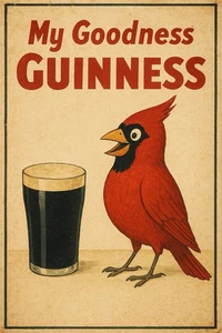 Guinness Beer Strength Vintage Poster Print Metal Sign 12x8in Old 19 - Picture 1 of 6