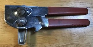 Swing-A-Way Manual Can/Bottle Opener ~Red Handles ~St. Louis, MO, USA - Picture 1 of 6