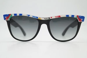 Vintage Sonnenbrille Ray Ban SPORT 1992 Barcelona USA Schwarz Mehrfarbig Oval - Picture 1 of 6
