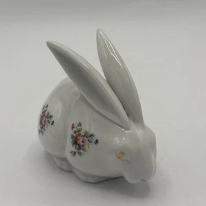 Vintage Winrose Collection Floral Long Ear Bunny Rabbit Bank Small 4.5”x4” - Bild 1 von 15