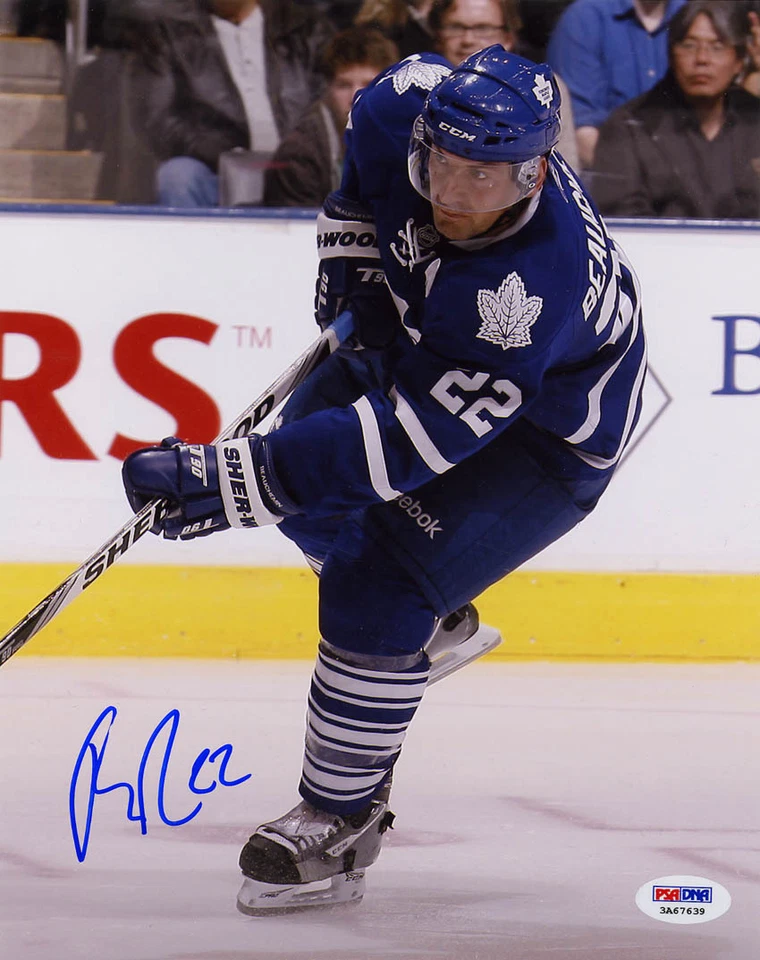 Francois Beauchemin SIGNED 8x10 Photo Maple Leafs ITP PSA/DNA AUTOGRAPHED - Image 1 of 1