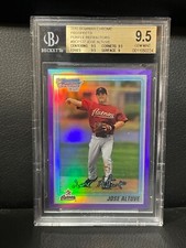 2010 BOWMAN CHROME JOSE ALTUVE ROOKIE PURPLE REFRACTOR BGS 9.5 GEM MINT /899