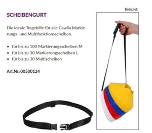 Cawila Markierungsscheiben Gurt Halter Träger Tragegurt Scheibenhalter Hütchen - Bild 1 von 3
