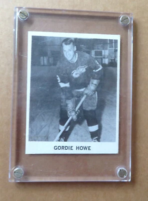 Tarjeta de colección Detroit Red Wings Gordie Howe 1965-66 Coca Cola Foto 1 de 4