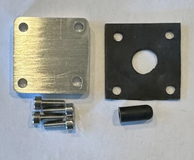 Harley Davidson Dyna and Softail Petcock Kit de placa en blanco Foto 1 de 4