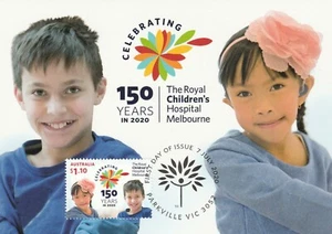 AUSTRALIA 2020 - Royal CHILDREN'S HOSPITAL Melbourne  MAXICARD Maximum Card - Picture 1 of 2