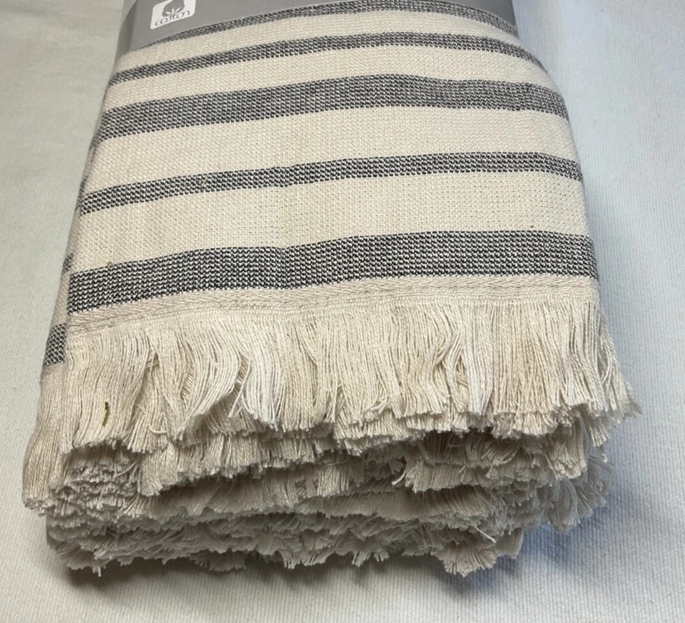 Kitchenaid Kitchen TowelS WHITE BLACK STRIPES 17 100 COTTON