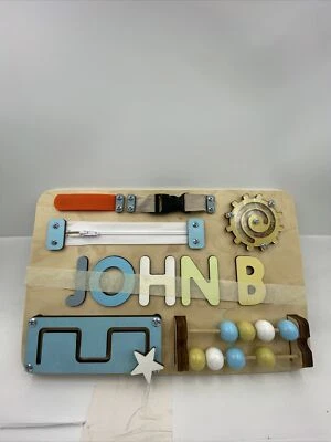 Personalized Name Puzzle Toys Customized Educational Wooden Puzzle *JOHN B* - Image 1 of 4