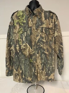 Tech Z Skin Camo Long sleeve Large Button Down Collar- Tree Camo - Button Front - Picture 1 of 3