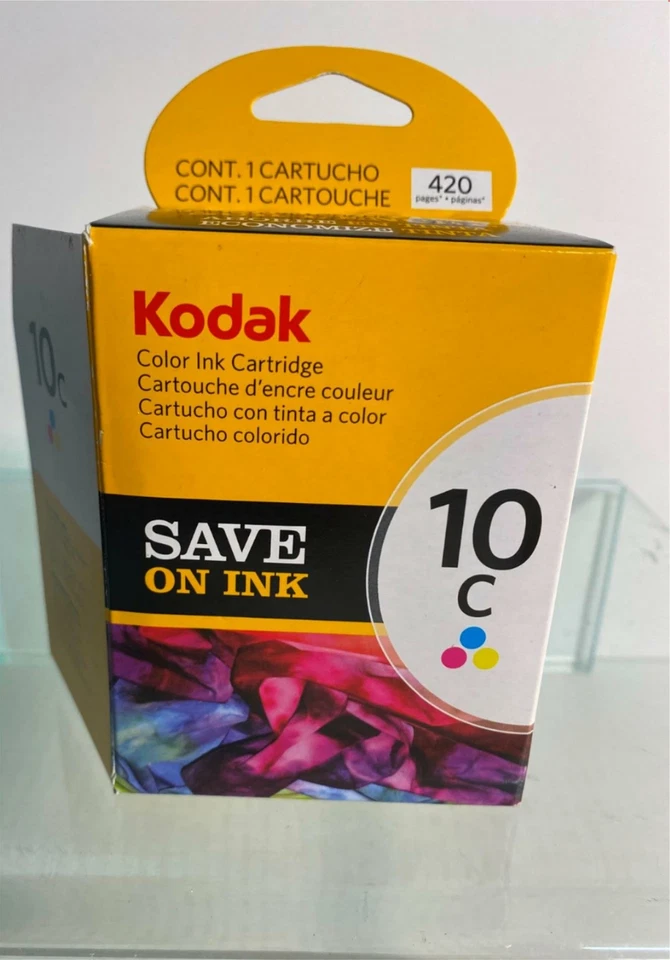 Genuine Kodak Color Ink Cartridge 10C New In Open Box - Image 1 of 3
