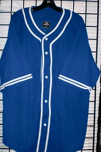 Men's Baseball Jersey  Classic  Raglan Plain Tee Uniform T-Shirts - Picture 1 of 6
