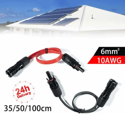 10AWG 6mm² Upgrades Flexible Cable Window Feed Through Cable Solar Panel Flat UK - Image 1 of 4