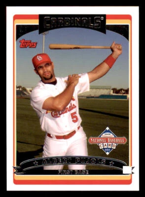 2006 Topps National Baseball Card Day #6 Albert Pujols - Image 1 of 2
