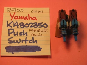 📈YAMAHA KA802350 PUSH SWITCH BANK FM MUTE MODE R-700 STEREO RECEIVER - Picture 1 of 4