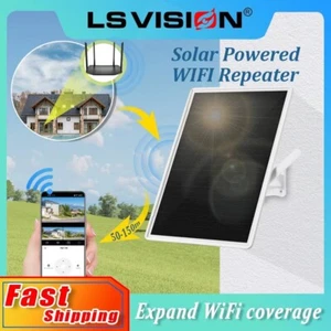 15W Solar Powerd Solar Repeater Signal Booster WiFi Extender Built-in Battery - Picture 1 of 11