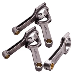 H Beam Connecting Rods For Audi RS2 2.2L Turbo 5cyl ARP2000 3/8" Bolts 144/20mm - Picture 1 of 11