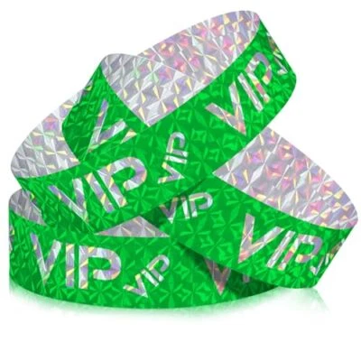 500 PACK VIP PLASTIC WRISTBANDS PARTY WRISTBANDS 500 Pack VIP Plastic Wristbands for Events Party VIP Custom Bracelets Armbands