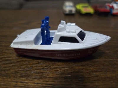 Matchbox Superfast 1976 POLICE LAUNCH No 52 White / Red Paint ~ EXCELLENT - Image 1 of 4