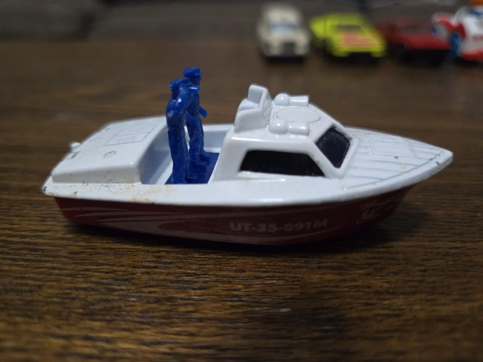 Matchbox Superfast 1976 POLICE LAUNCH No 52 White / Red Paint ~ EXCELLENT - Image 1 of 4