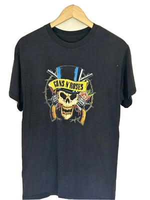 Guns N' Roses Shirt Black Short Sleeve Crew Neck Concert Shirt Band Tee Music M - Image 1 of 4