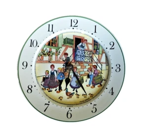 sehr selten Hansi d´Alsace Wanduhr 26,5 cm Villeroy & Boch - Bild 1 von 5