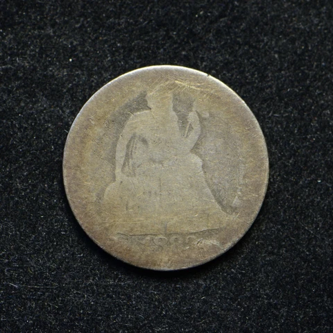 1883 Seated Liberty Dime Low Grade (bb8671) Cover