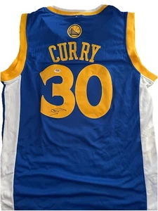 Stephen Curry Signed Autographed Jersey PSA DNA COA Warriors Steph MVP - Picture 1 of 2